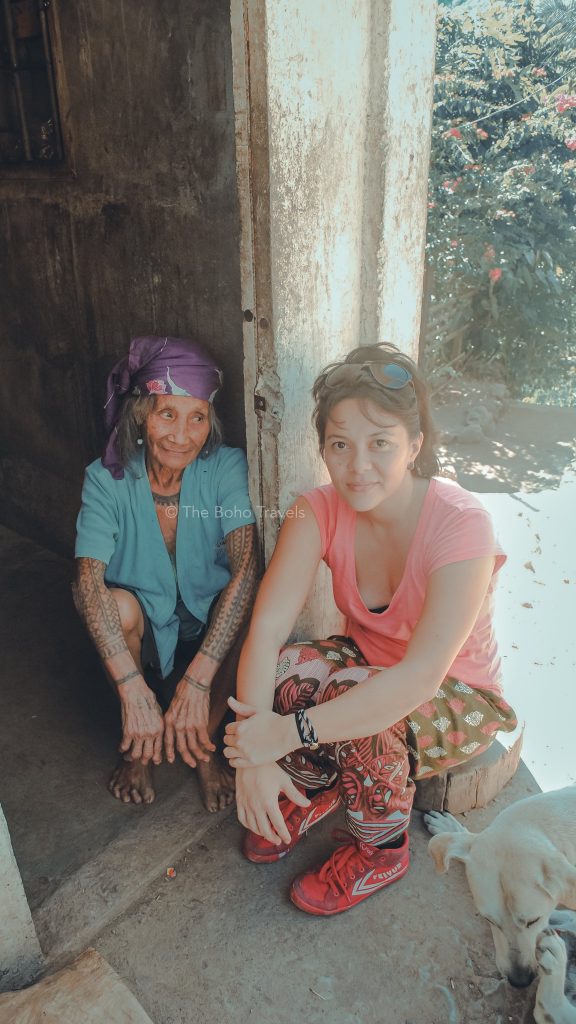 Tara and Lola with Tattoo at Tinglayan, Kalinga
