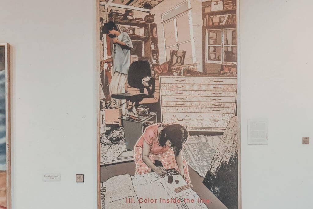Contemporary Filipino artwork on display inside Pinto Art Museum in Antipolo, Rizal