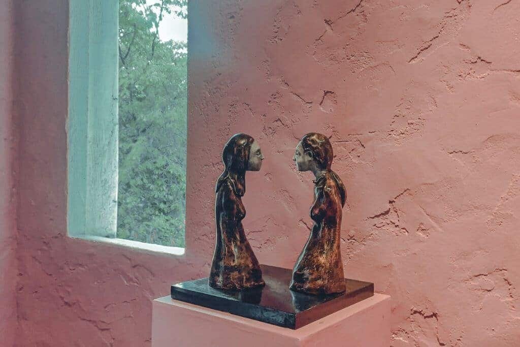 An "Usapang Babae" artwork at Pinto Art Museum