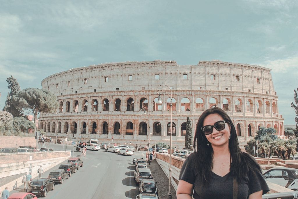 The Boho Travels visiting the best things to see in Rome, including the Colosseum!