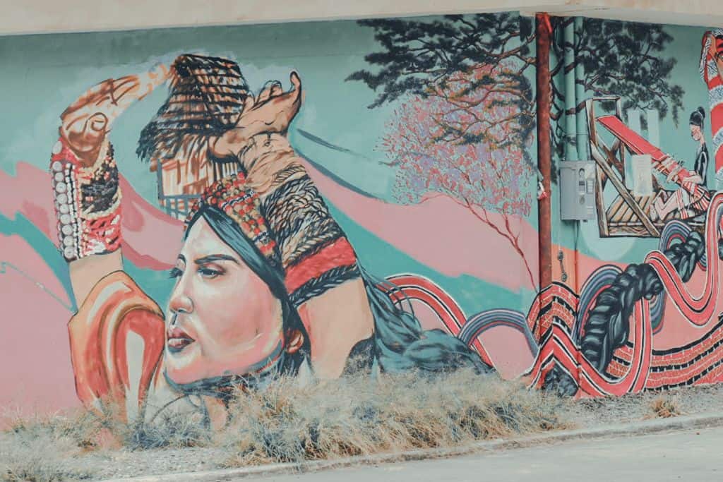 Is Baguio worth visiting? Yes! This mural of an Igorot woman is one of the reasons why it is so.