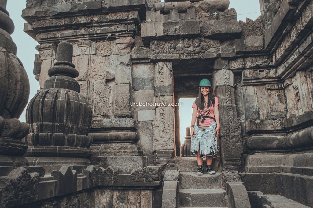The Boho Travels at Prambanan Temple - exploring the Prambanan Temple Compounds is one of the best things to do in Yogyakarta