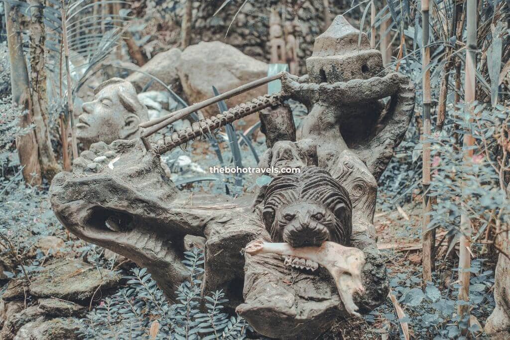 Cordilleran art found at Tam-awan Village, one of the top Baguio tourist spots first-time visitors should visit